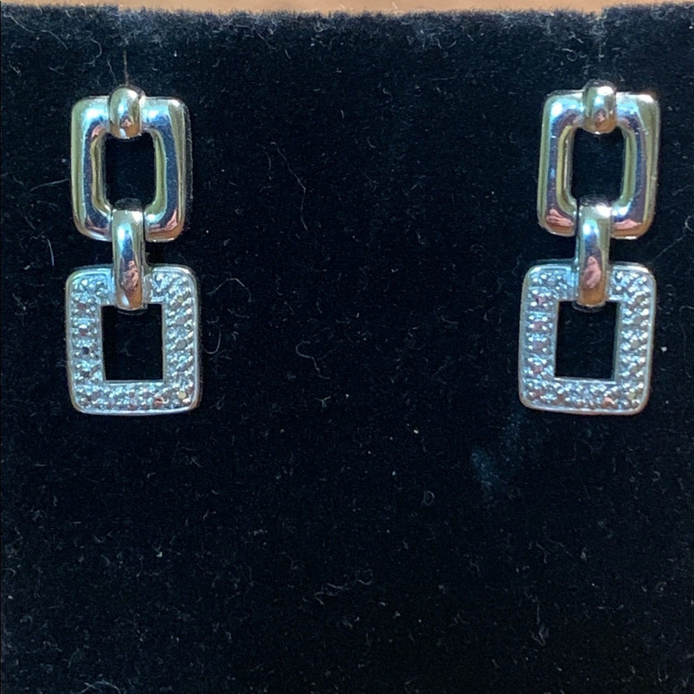 Sterling Silver Earrings - Picture 2 of 3